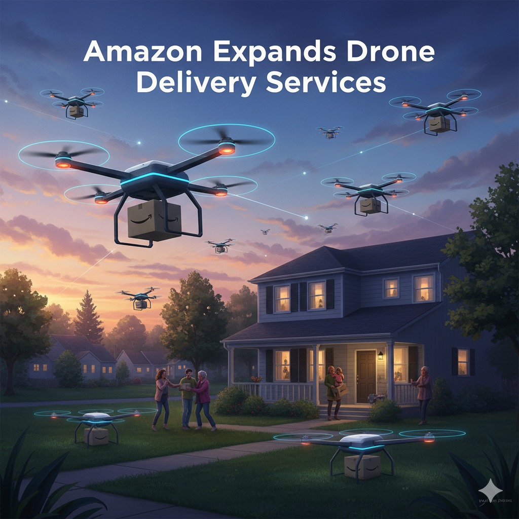 Amazon Expands Drone Delivery Services