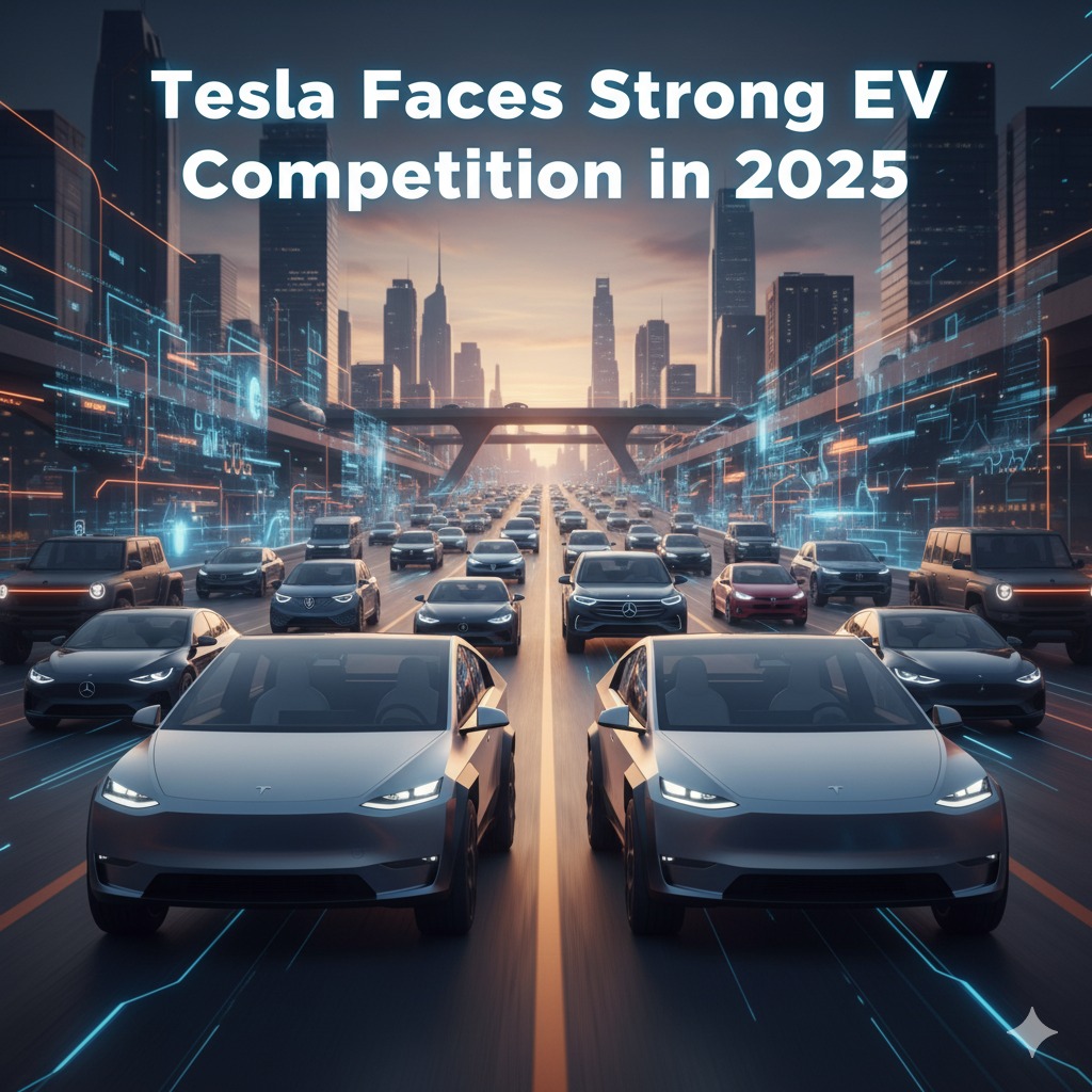 Tesla Faces Strong EV Competition in 2025