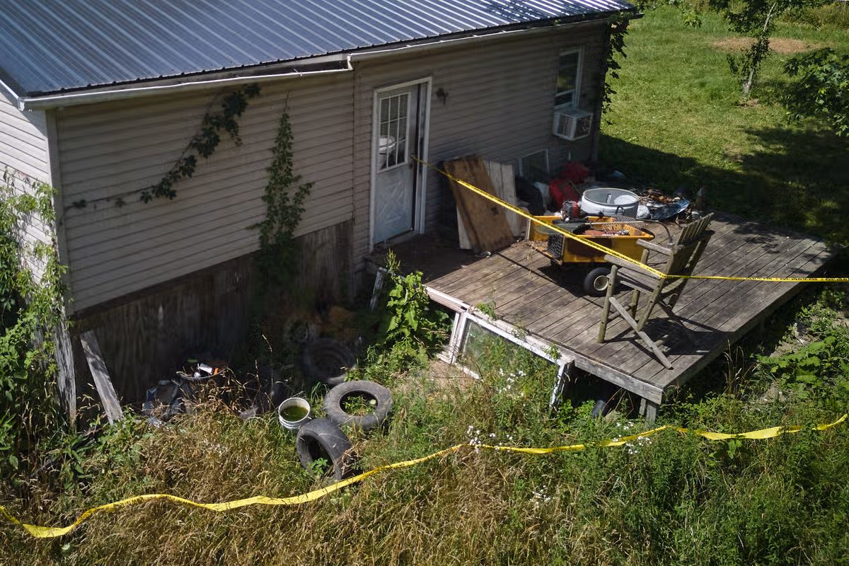 The 16 children were discovered living in the tiny home