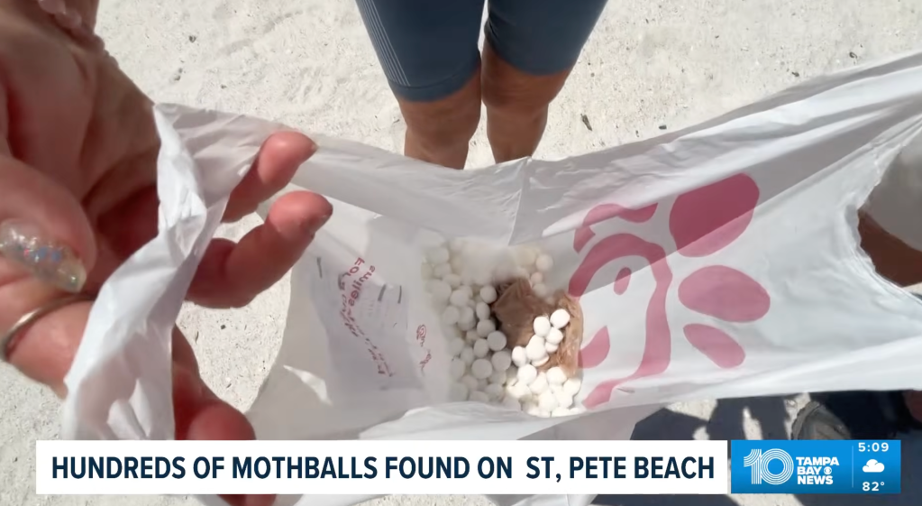 The discovery of the mothballs ruffled feathers in the community.