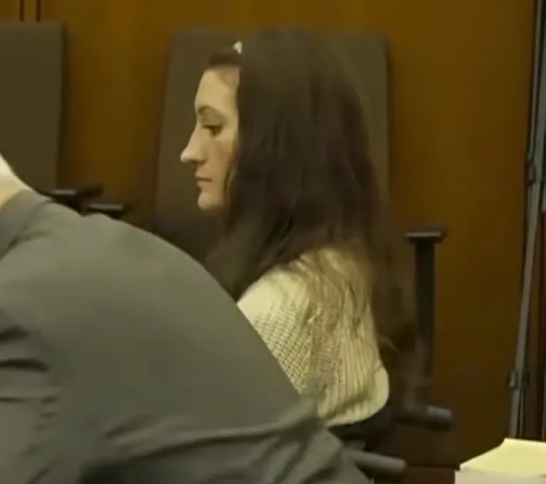 Lindsay Clancy in court during Day 9 of her trial.