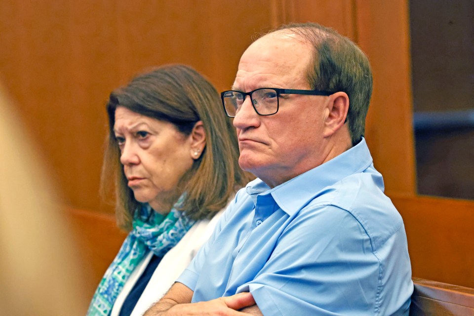 Paula and Mike Musgrove, parents of Lindsay Clancy, sit during jury selection for their daughter's murder trial.